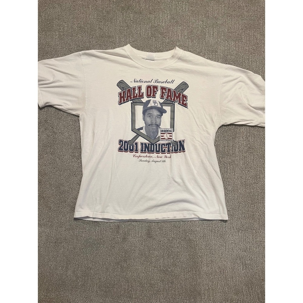 Vintage 2001 Baseball Hall of Fame Induction Dave Winfield T-Shirt XL